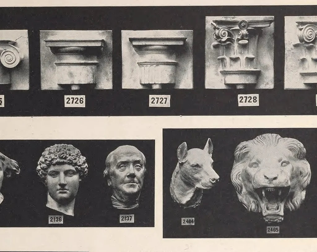 An illustration from Plaster casts : reproductions from antique, Renaissance and modern sculpture. Subjects for the interior decoration of schools and homes, 1914, leaf 129