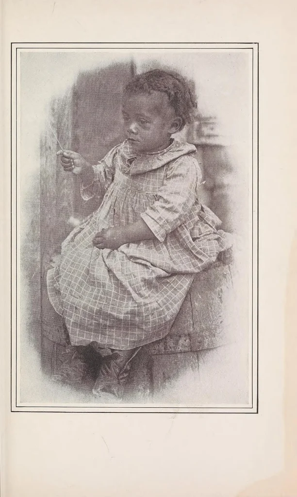 An illustration from Poems of cabin and field, 1899, leaf 51