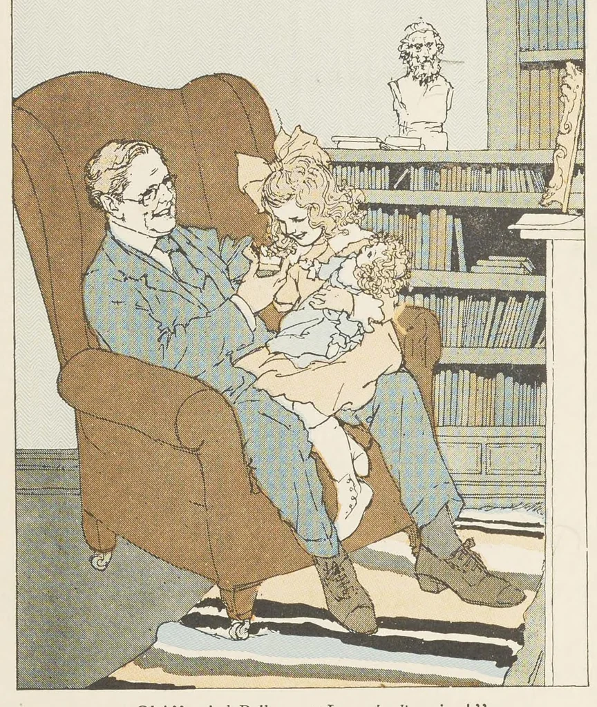An illustration from Polly and the wishing ring, 1924, leaf 7