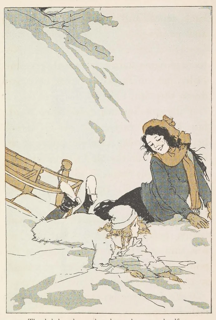 An illustration from Polly and the wishing ring, 1924, leaf 90