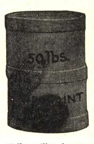 An illustration from Powdrpaint: a remarkable discovery reduces cost of painting 75%., 1900, leaf 6