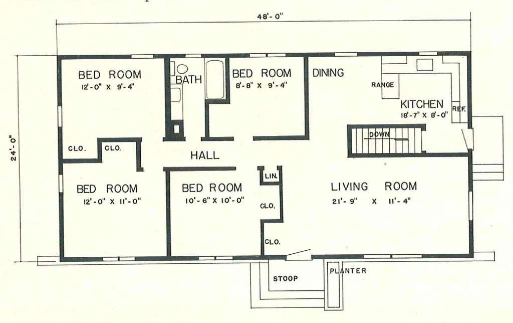 An illustration from Practical homes, 13th edition, 1960, leaf 49