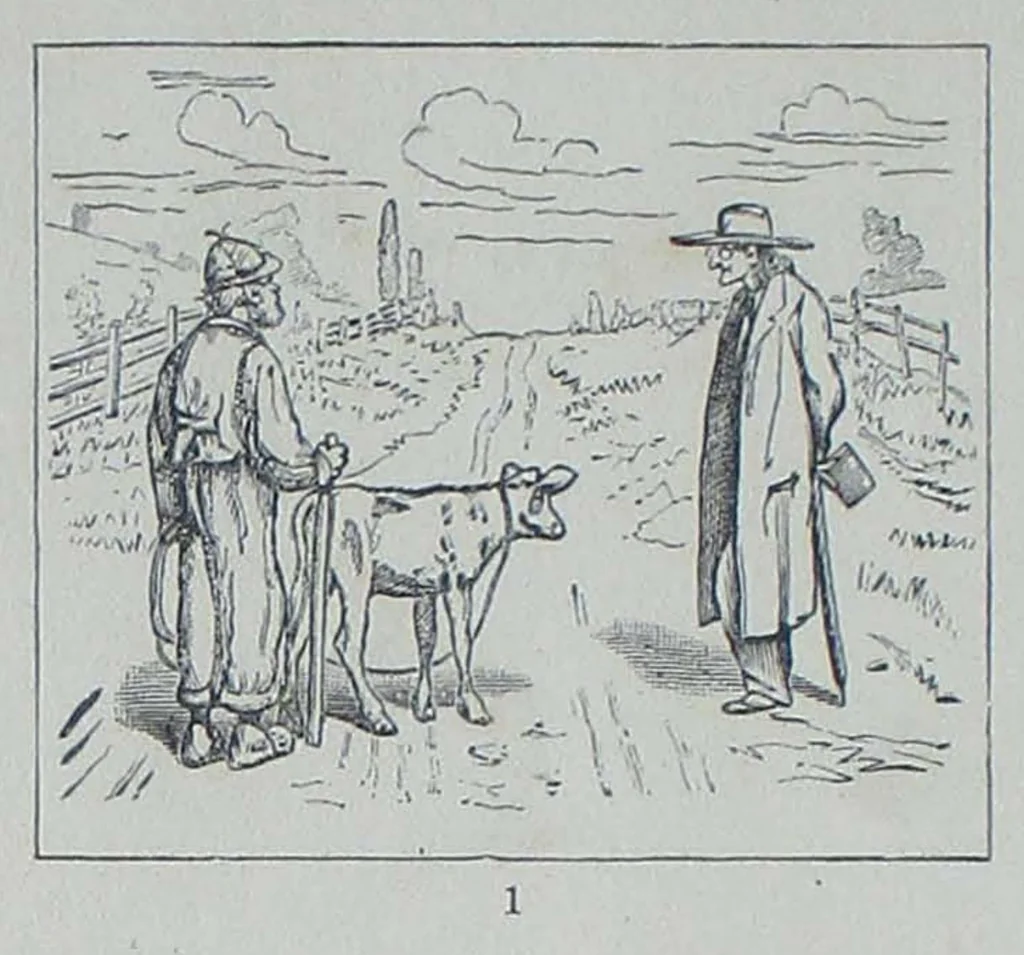 An illustration from Queerie Queers With Hands Wings And Claws, 1885, leaf 39
