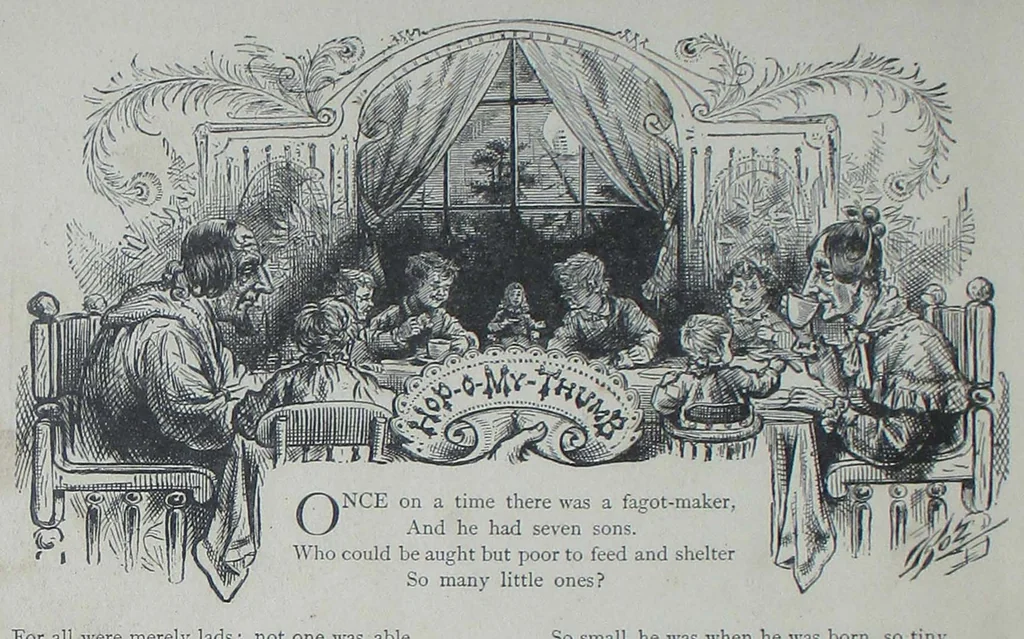 An illustration from Queerie Queers With Hands Wings And Claws, 1885, leaf 79