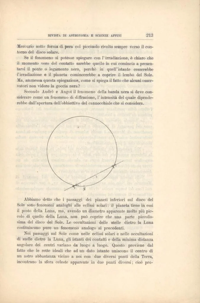 An illustration from Rivista di astronomia e scienze affini, 1907, a. 1, n. 10 (October), 1907, leaf 7