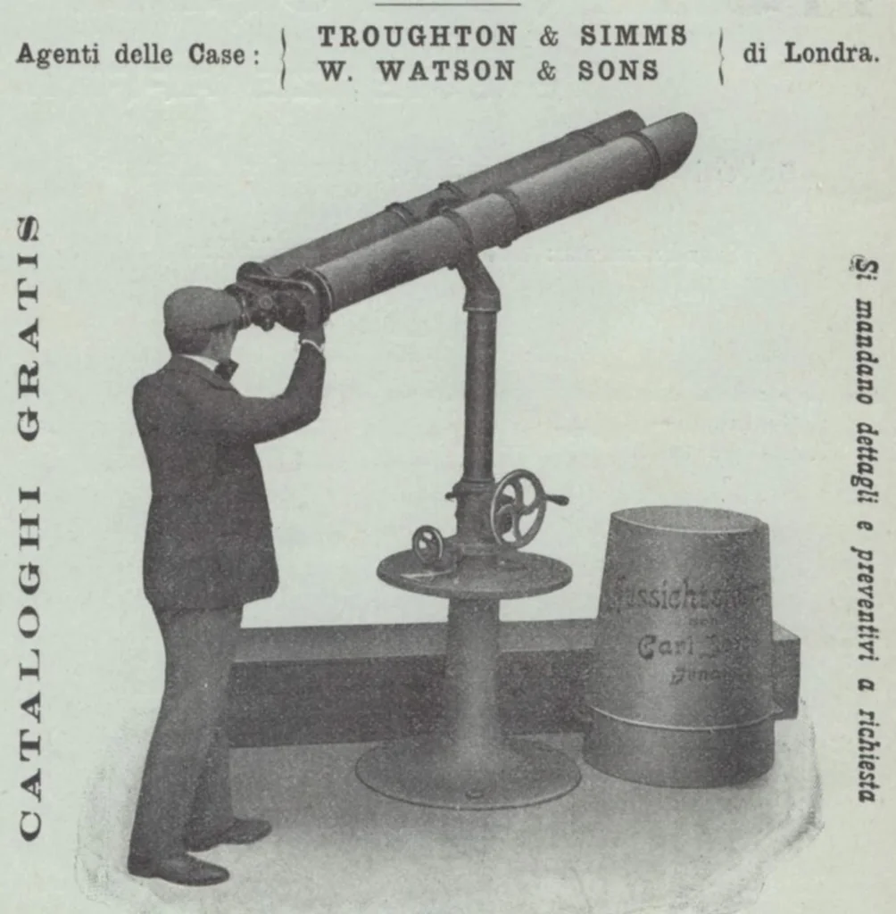 An illustration from Rivista di astronomia e scienze affini, 1908, a. 2, n. 05 (May), 1908, leaf 1