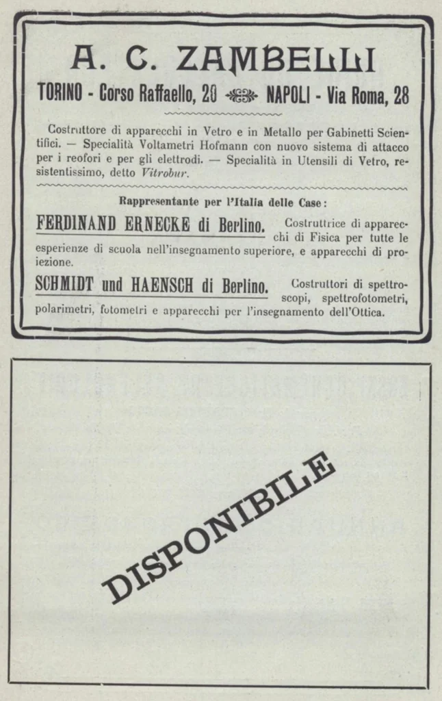 An illustration from Rivista di astronomia e scienze affini, 1909, a. 3, n. 06 (June), 1909, leaf 24