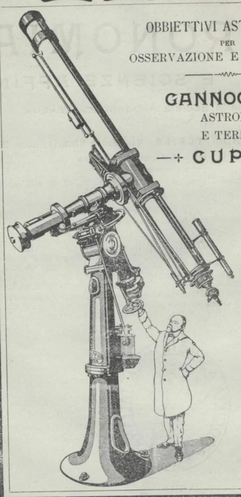 An illustration from Rivista di astronomia e scienze affini, 1912, a. 6, n. 06 (June), 1912, leaf 1