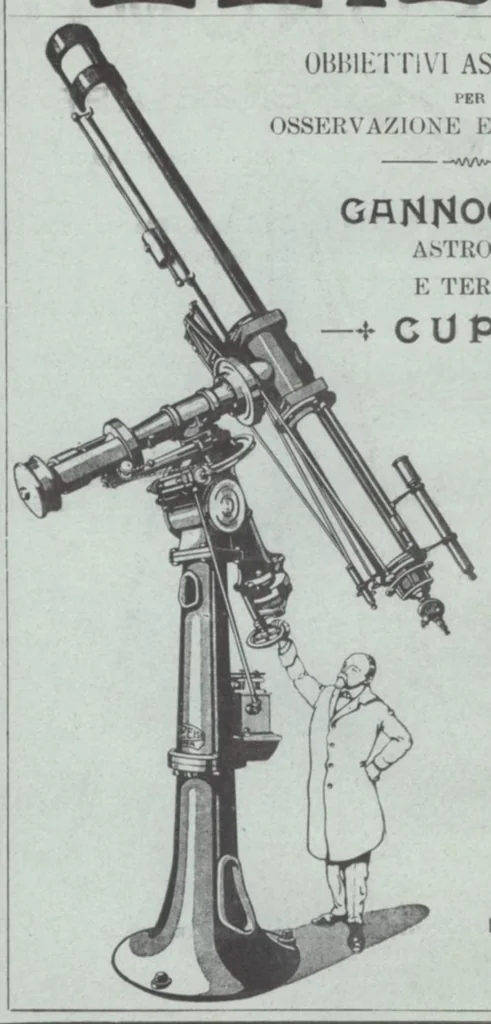 An illustration from Rivista di astronomia e scienze affini, 1912, a. 6, n. 12 (December), 1912, leaf 1