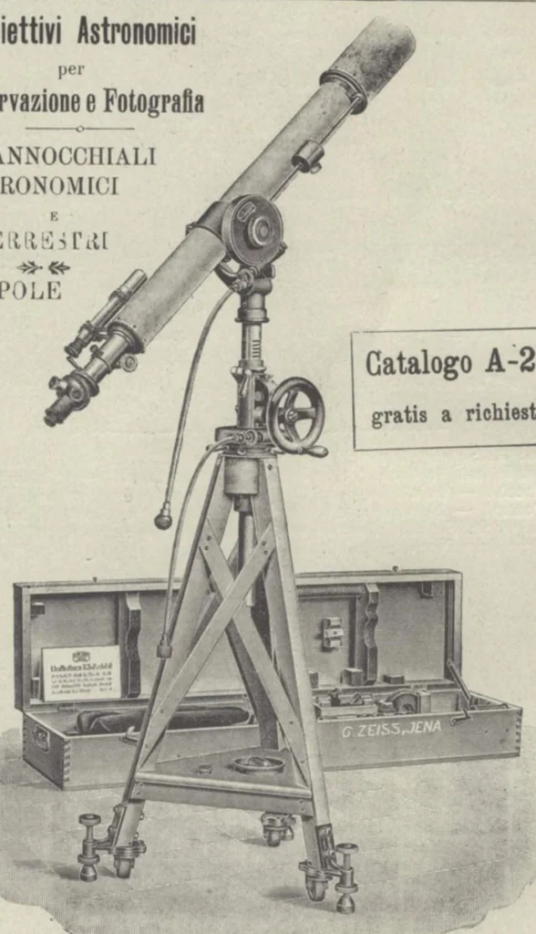 An illustration from Rivista di astronomia e scienze affini, 1913, a. 7, n. 08 (August), 1913, leaf 1