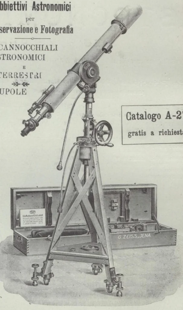 An illustration from Rivista di astronomia e scienze affini, 1913, a. 7, n. 10 (October), 1913, leaf 1