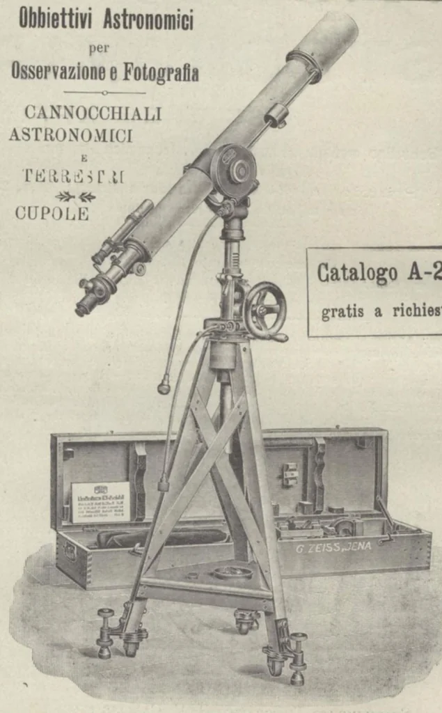 An illustration from Rivista di astronomia e scienze affini, 1913, a. 7, n. 12 (December), 1913, leaf 1