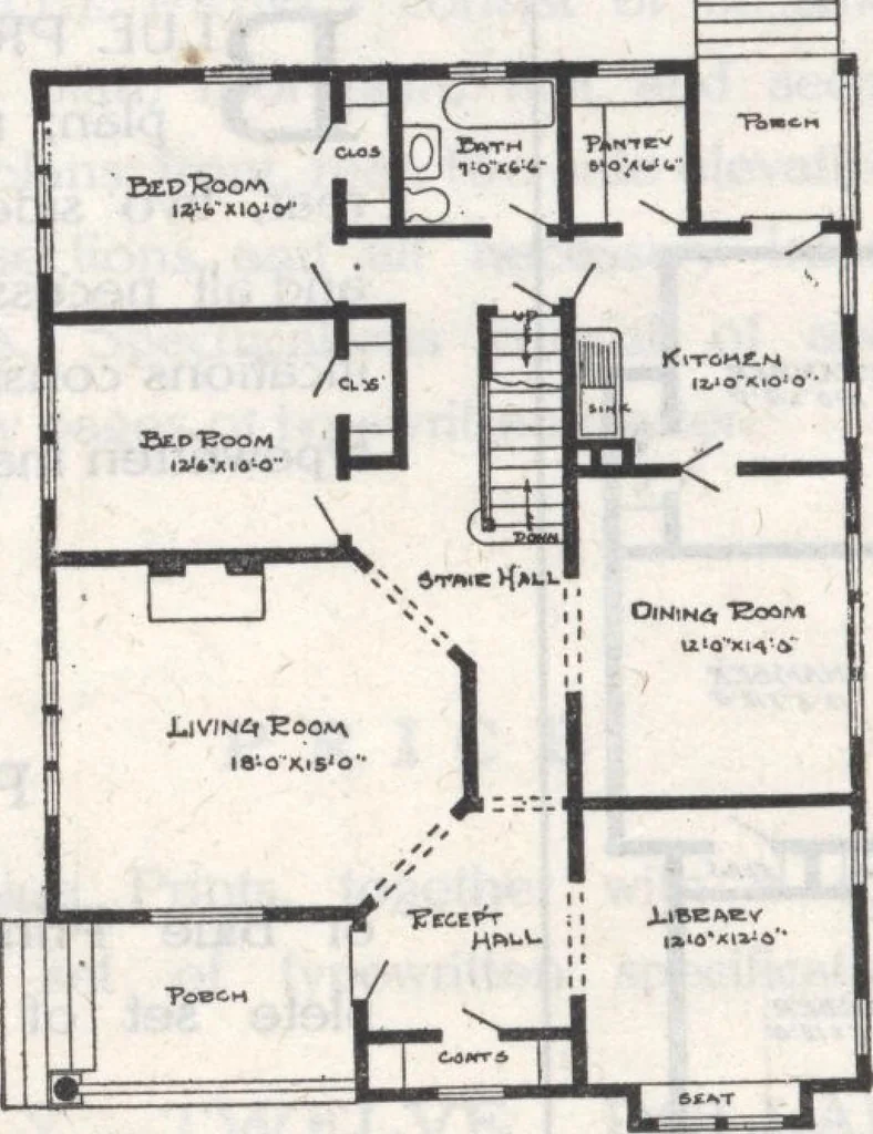 An illustration from Radford home builder, 1911, leaf 101