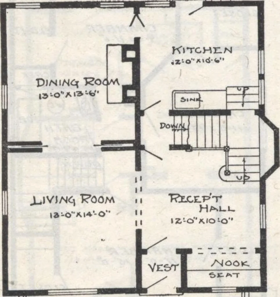An illustration from Radford home builder, 1911, leaf 61