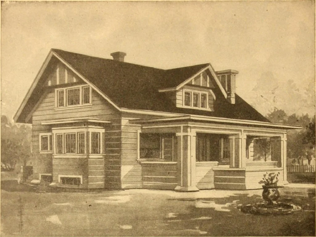An illustration from Radford's Combined House and Barn Plan Book, 1908, leaf 12