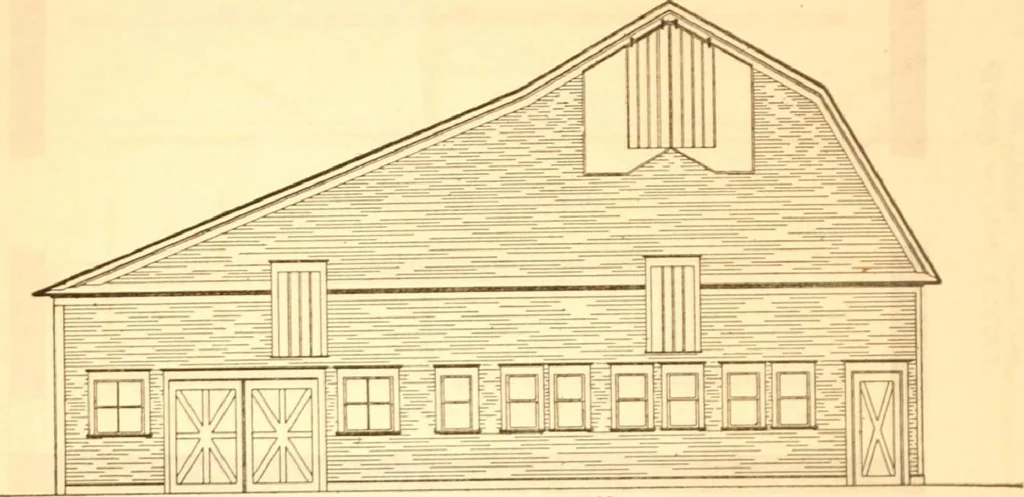 An illustration from Radford's Combined House and Barn Plan Book, 1908, leaf 125