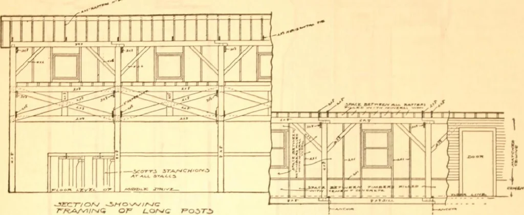 An illustration from Radford's Combined House and Barn Plan Book, 1908, leaf 133