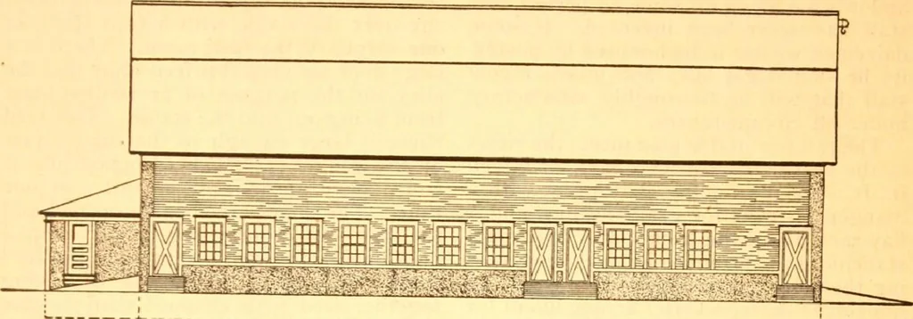 An illustration from Radford's Combined House and Barn Plan Book, 1908, leaf 136