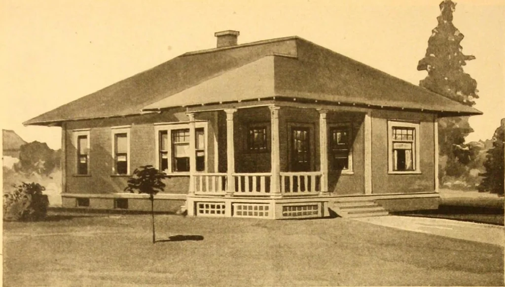 An illustration from Radford's Combined House and Barn Plan Book, 1908, leaf 14