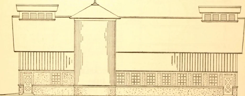 An illustration from Radford's Combined House and Barn Plan Book, 1908, leaf 141