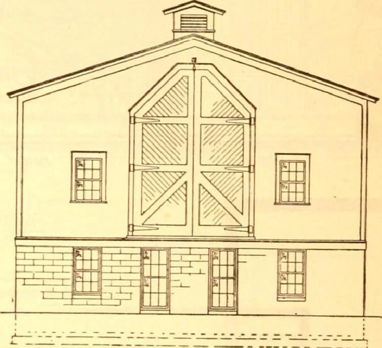 An illustration from Radford's Combined House and Barn Plan Book, 1908, leaf 150