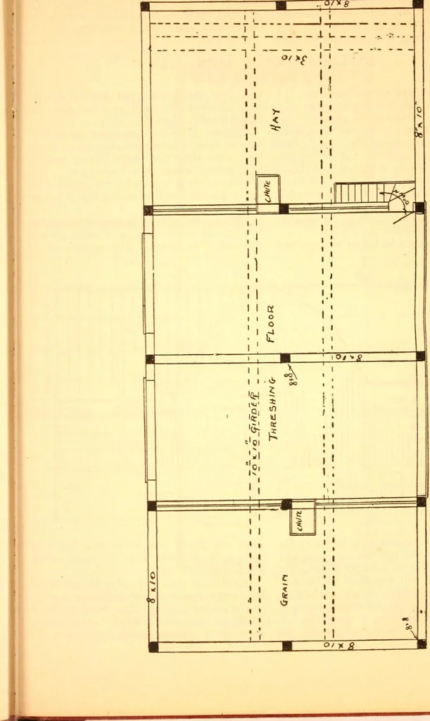 An illustration from Radford's Combined House and Barn Plan Book, 1908, leaf 164