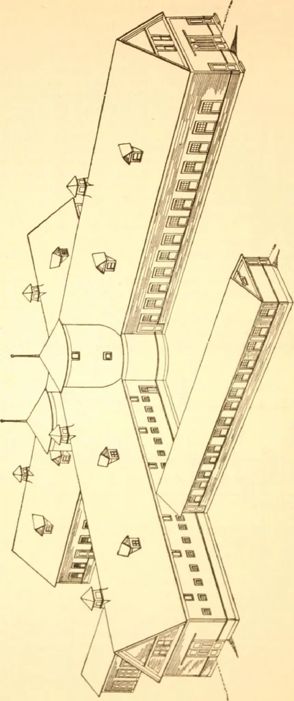 An illustration from Radford's Combined House and Barn Plan Book, 1908, leaf 169