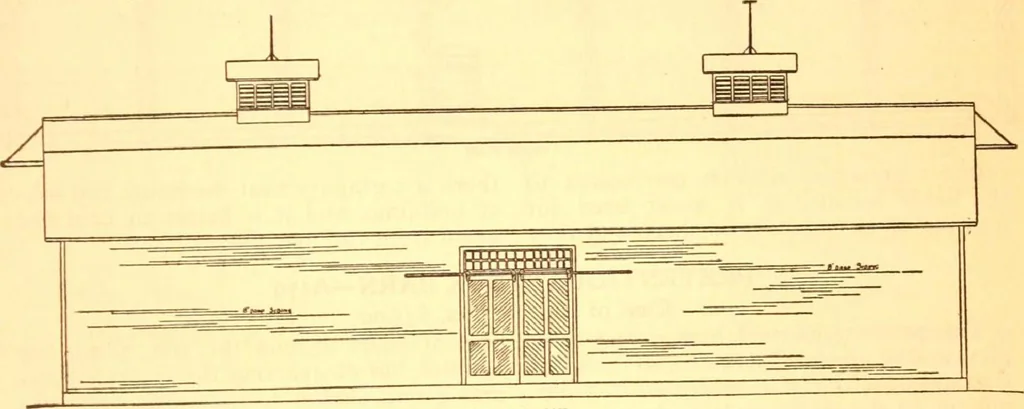 An illustration from Radford's Combined House and Barn Plan Book, 1908, leaf 176