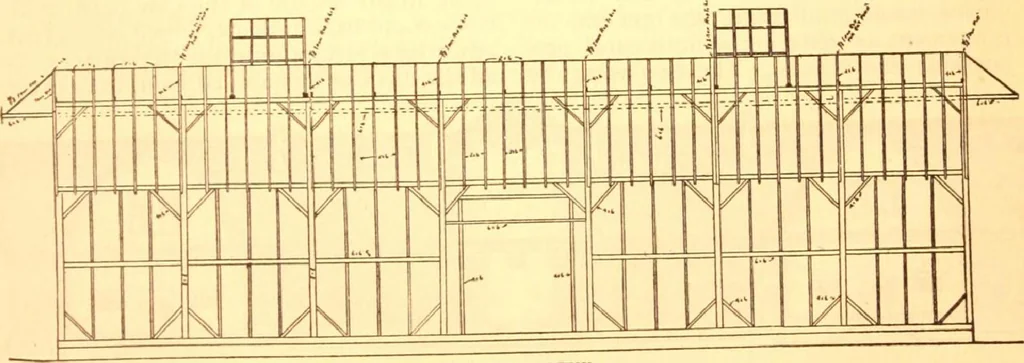 An illustration from Radford's Combined House and Barn Plan Book, 1908, leaf 176