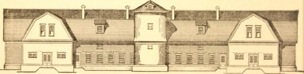 An illustration from Radford's Combined House and Barn Plan Book, 1908, leaf 177