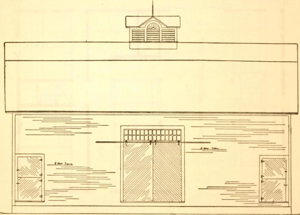 An illustration from Radford's Combined House and Barn Plan Book, 1908, leaf 185
