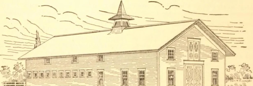 An illustration from Radford's Combined House and Barn Plan Book, 1908, leaf 199