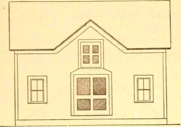 An illustration from Radford's Combined House and Barn Plan Book, 1908, leaf 204