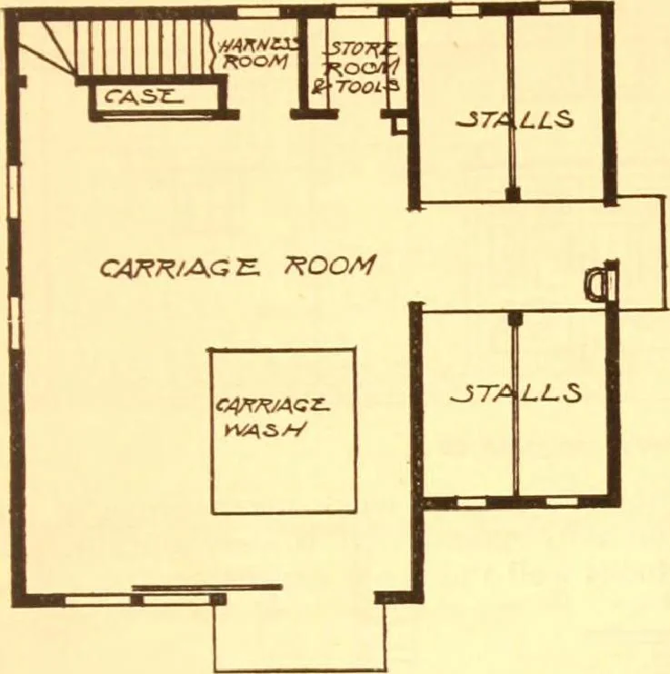 An illustration from Radford's Combined House and Barn Plan Book, 1908, leaf 218