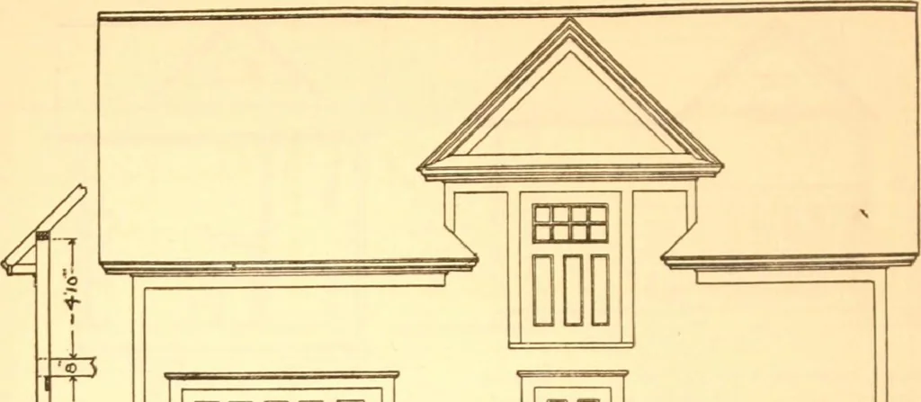 An illustration from Radford's Combined House and Barn Plan Book, 1908, leaf 219