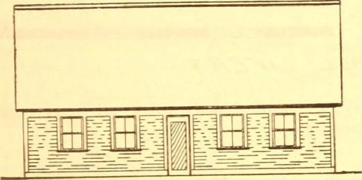 An illustration from Radford's Combined House and Barn Plan Book, 1908, leaf 224