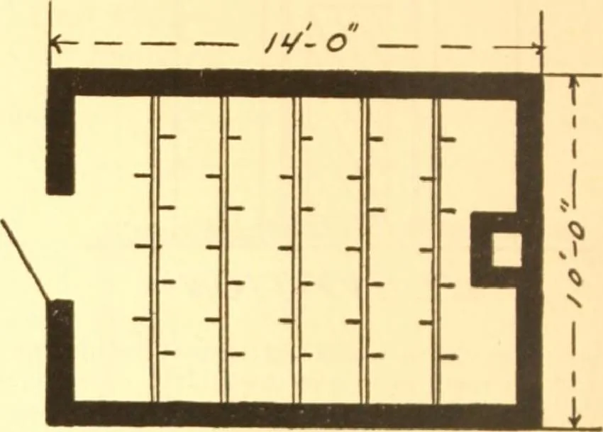 An illustration from Radford's Combined House and Barn Plan Book, 1908, leaf 273