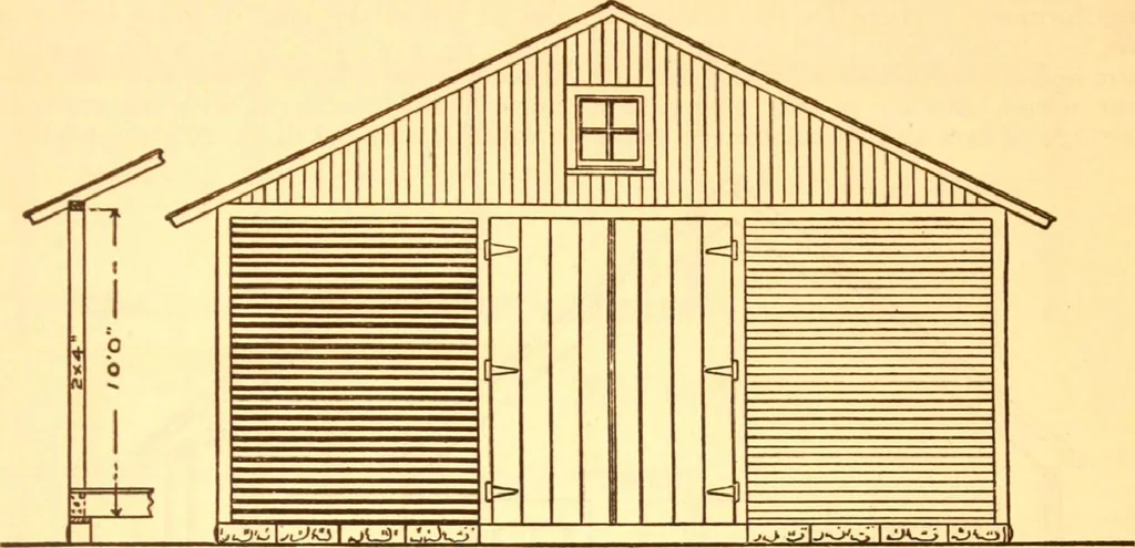An illustration from Radford's Combined House and Barn Plan Book, 1908, leaf 274