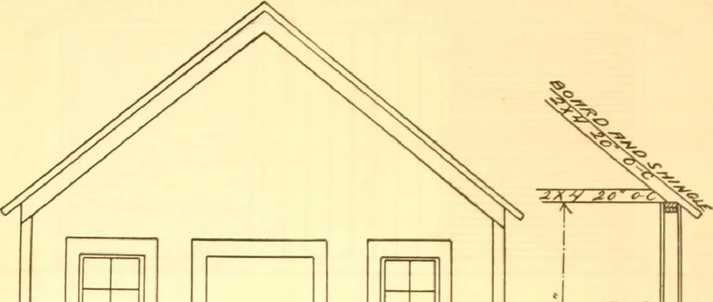 An illustration from Radford's Combined House and Barn Plan Book, 1908, leaf 275