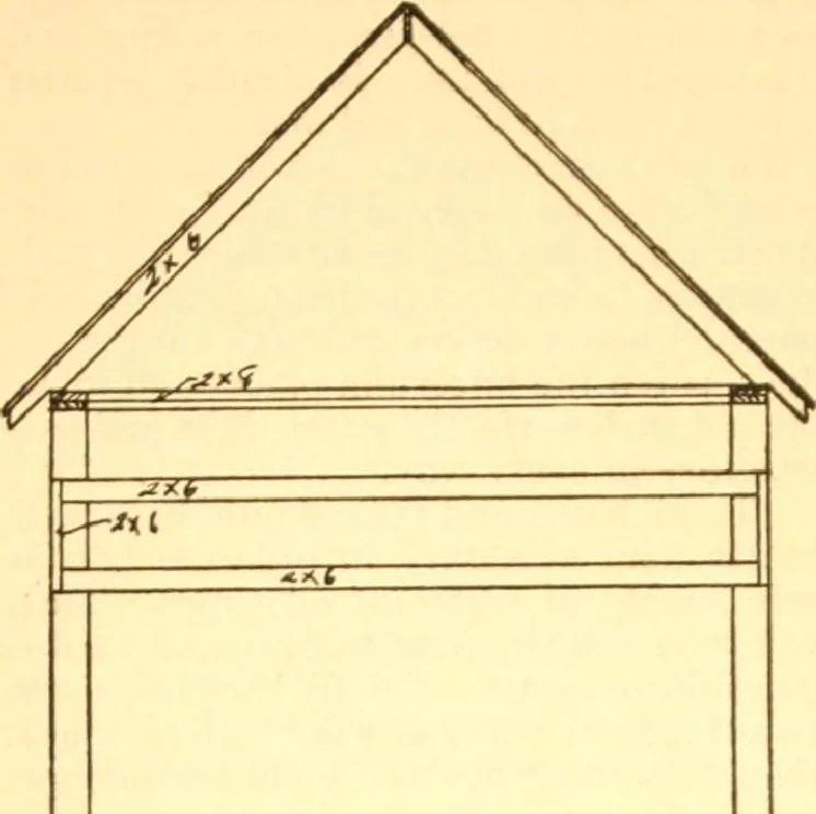 An illustration from Radford's Combined House and Barn Plan Book, 1908, leaf 279