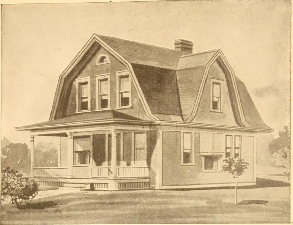An illustration from Radford's Combined House and Barn Plan Book, 1908, leaf 61