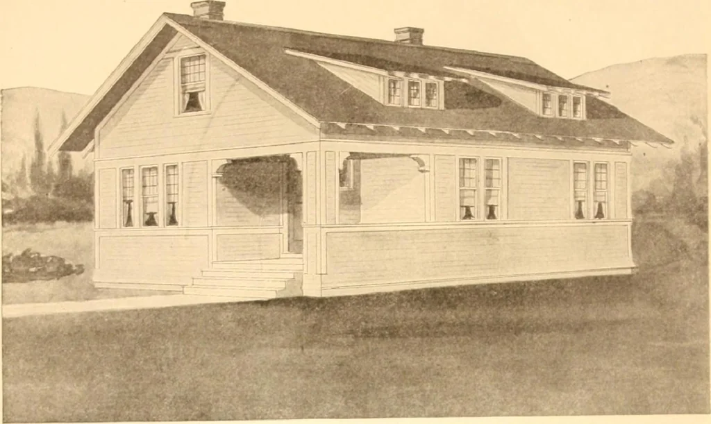 An illustration from Radford's Combined House and Barn Plan Book, 1908, leaf 63