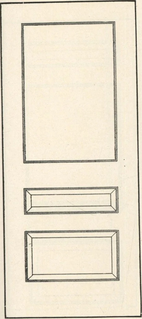 An illustration from Sash, doors, blinds, mouldings, and all kinds of millwork, 1904, leaf 100