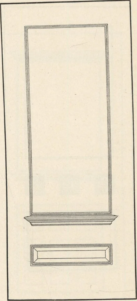 An illustration from Sash, doors, blinds, mouldings, and all kinds of millwork, 1904, leaf 102