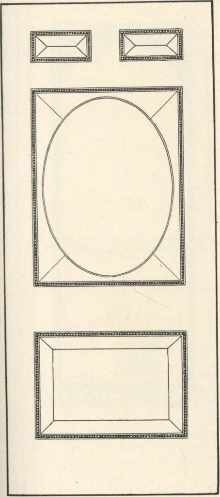 An illustration from Sash, doors, blinds, mouldings, and all kinds of millwork, 1904, leaf 104
