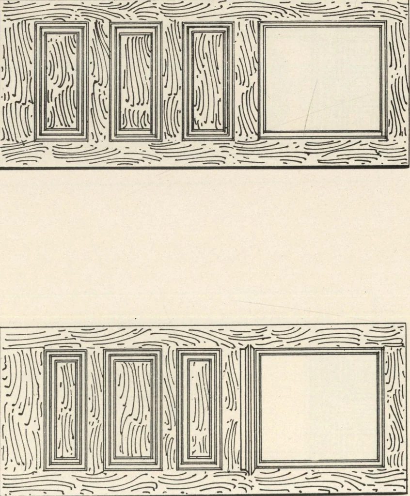 An illustration from Sash, doors, blinds, mouldings, and all kinds of millwork, 1904, leaf 111