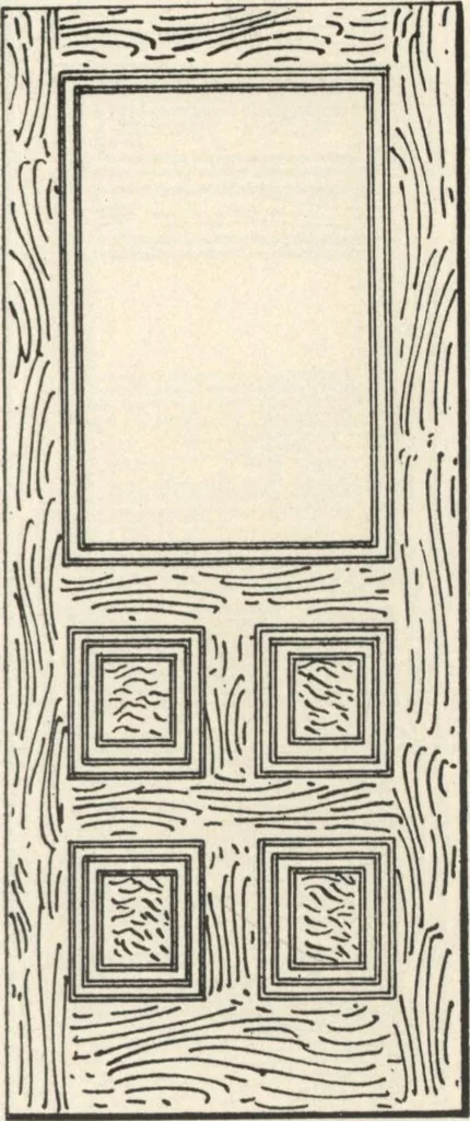 An illustration from Sash, doors, blinds, mouldings, and all kinds of millwork, 1904, leaf 112