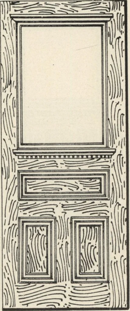 An illustration from Sash, doors, blinds, mouldings, and all kinds of millwork, 1904, leaf 112
