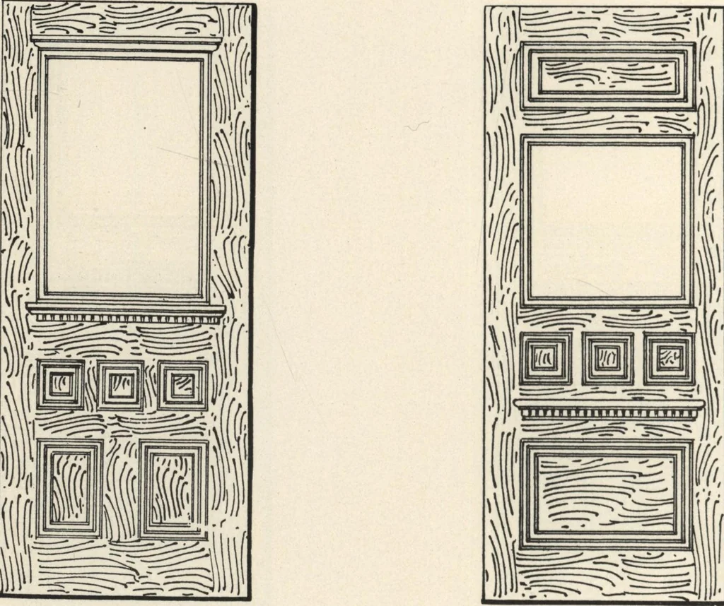 An illustration from Sash, doors, blinds, mouldings, and all kinds of millwork, 1904, leaf 113
