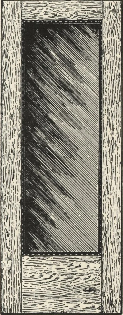 An illustration from Sash, doors, blinds, mouldings, and all kinds of millwork, 1904, leaf 118